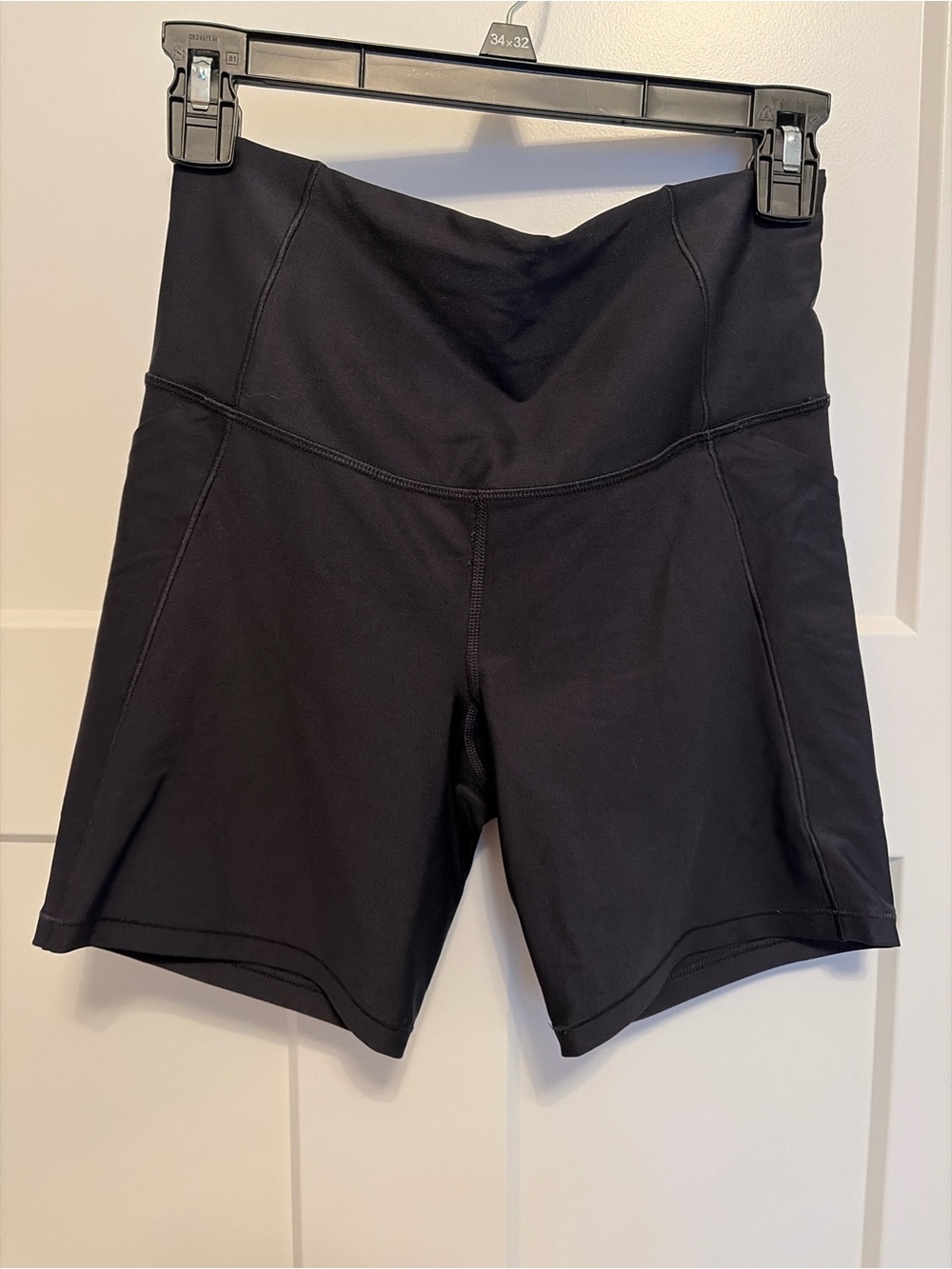all in motion Black High-Rise Bike Shorts 5 inch inseam